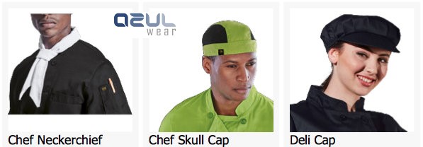azulwear-cape-town-chef-caps deli caps chef neckerchief