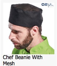 azulwear-cape-town-chef-uniforms chef beanies with mesh