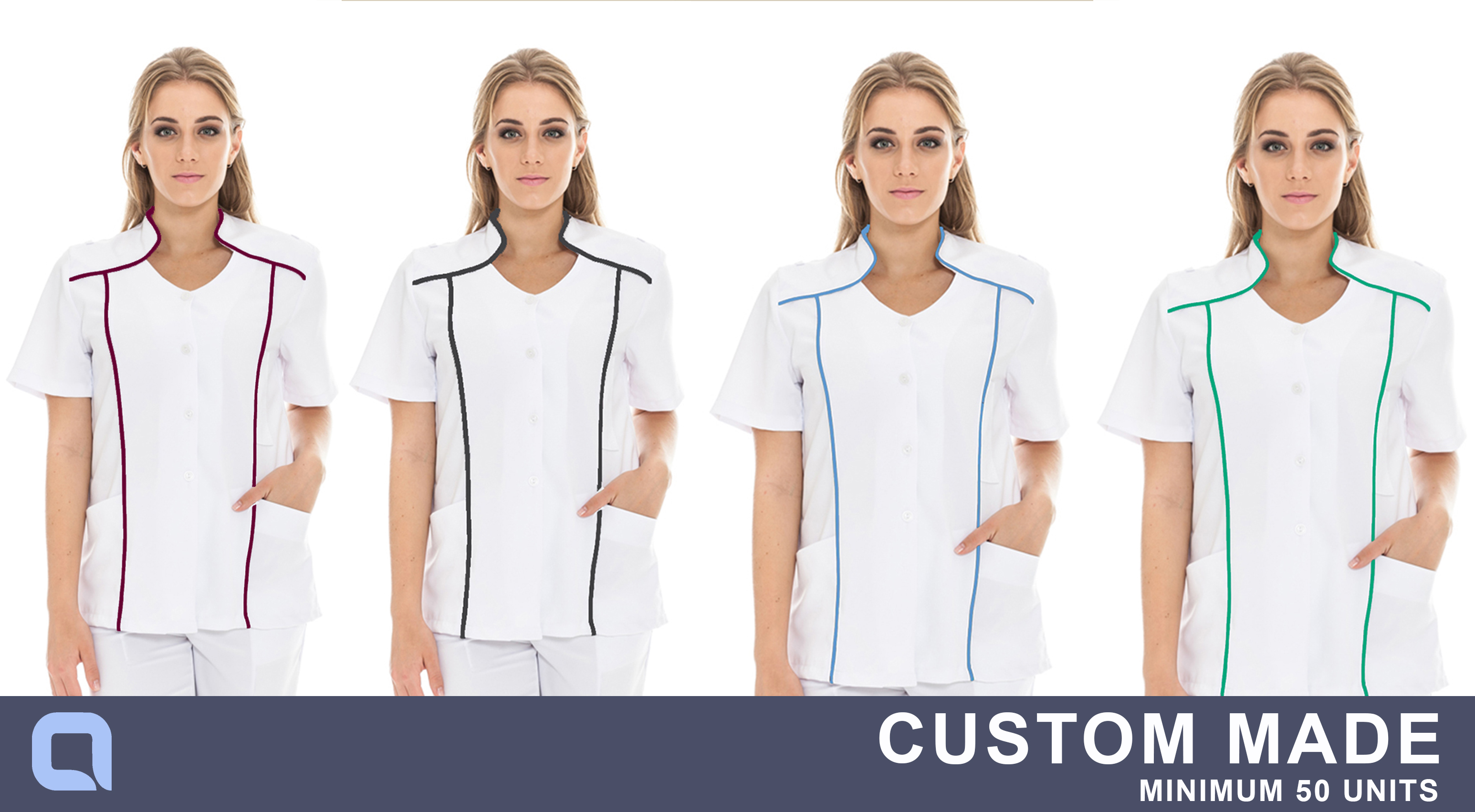 Custom Made Nursing Uniforms Azulwear Corporate & Workwear Clothing